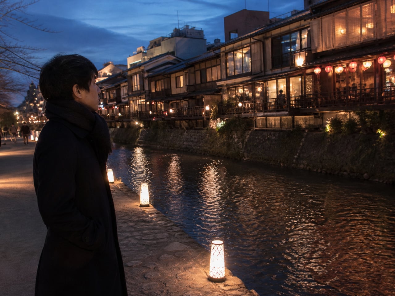 Lanterns on the river