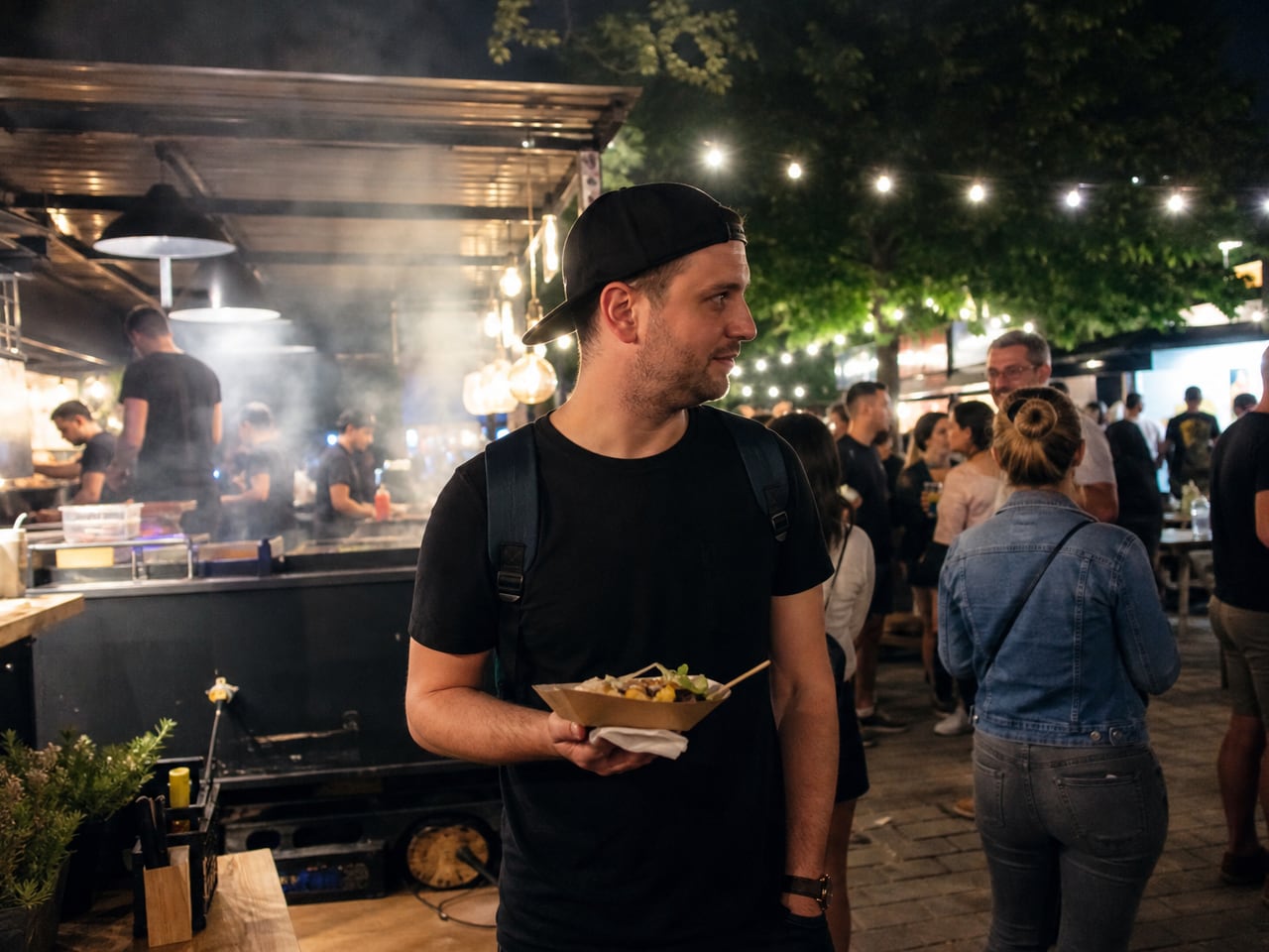 Night market steam